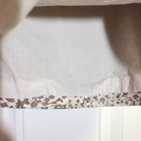 Free People Skirt Womens Size 4 Animal Print Vegan Leather Light Combo Faux Wrap - Picture 8 of 14